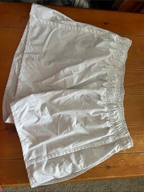 ZELOS Women's Athletic Shorts in White